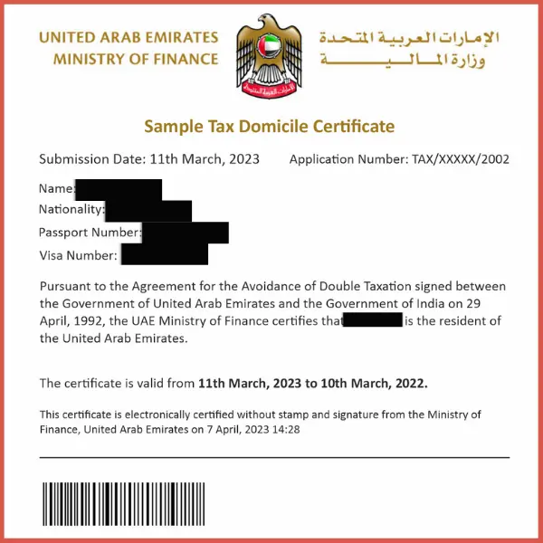 Tax Clearance Certificate in the UAE