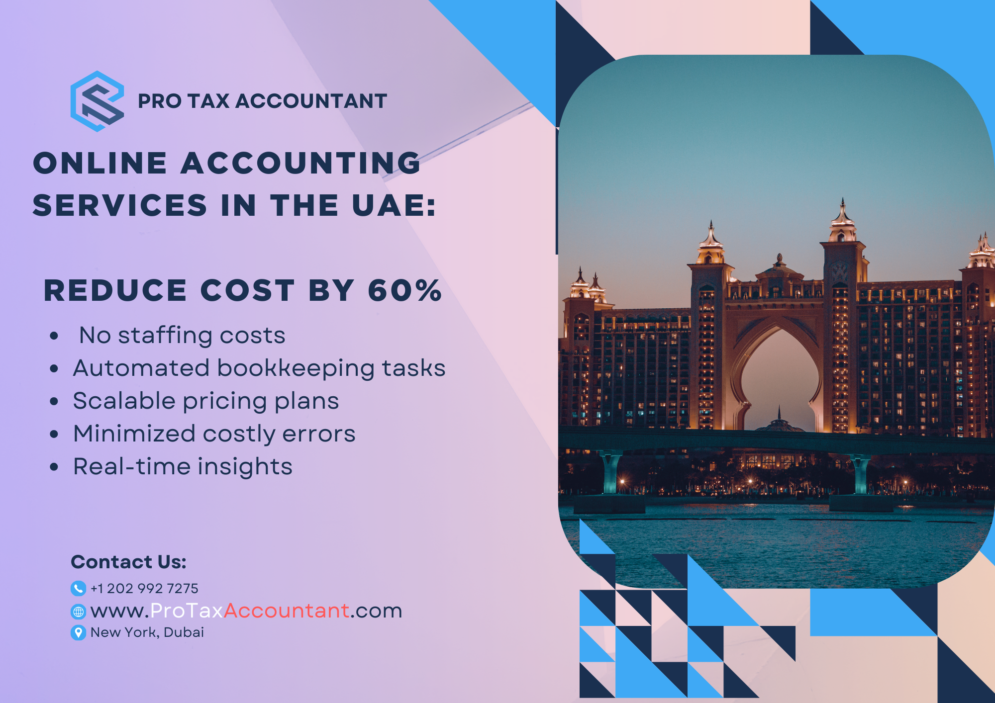 Online Accounting Services in the UAE Reduce cost by 60%