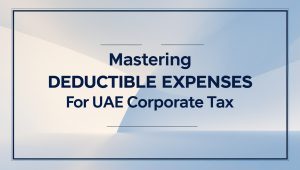 Mastering Deductible Expenses for UAE Corporate Tax