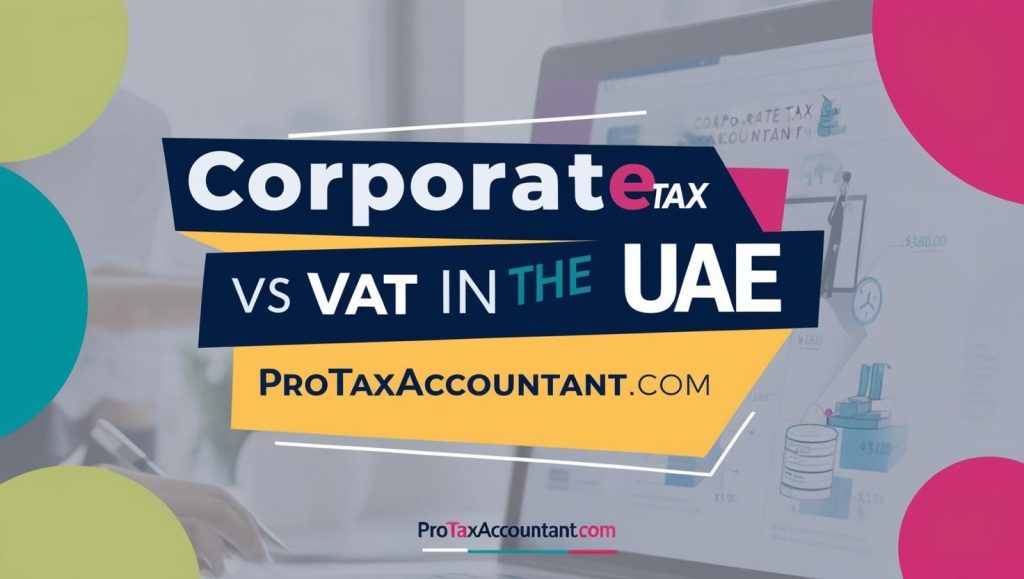 Corporate Tax vs VAT in the UAE