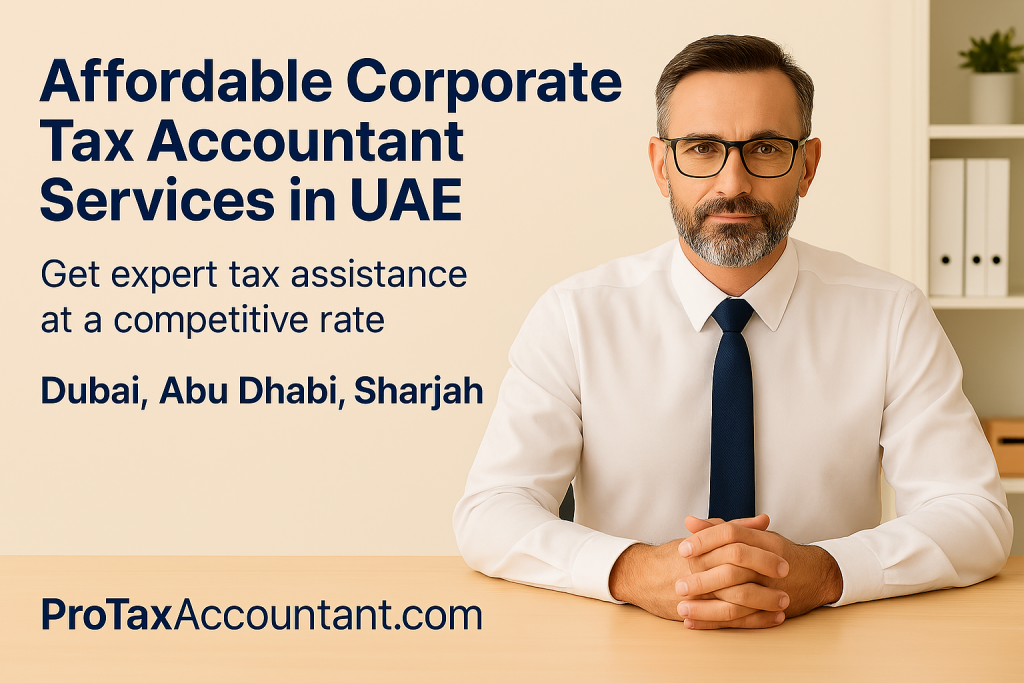 affordable corporate tax accountant services in the UAE