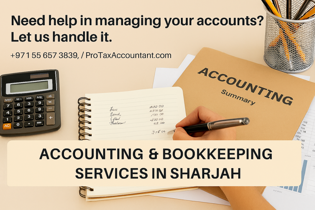Accounting and bookkeeping services in Sharjah
