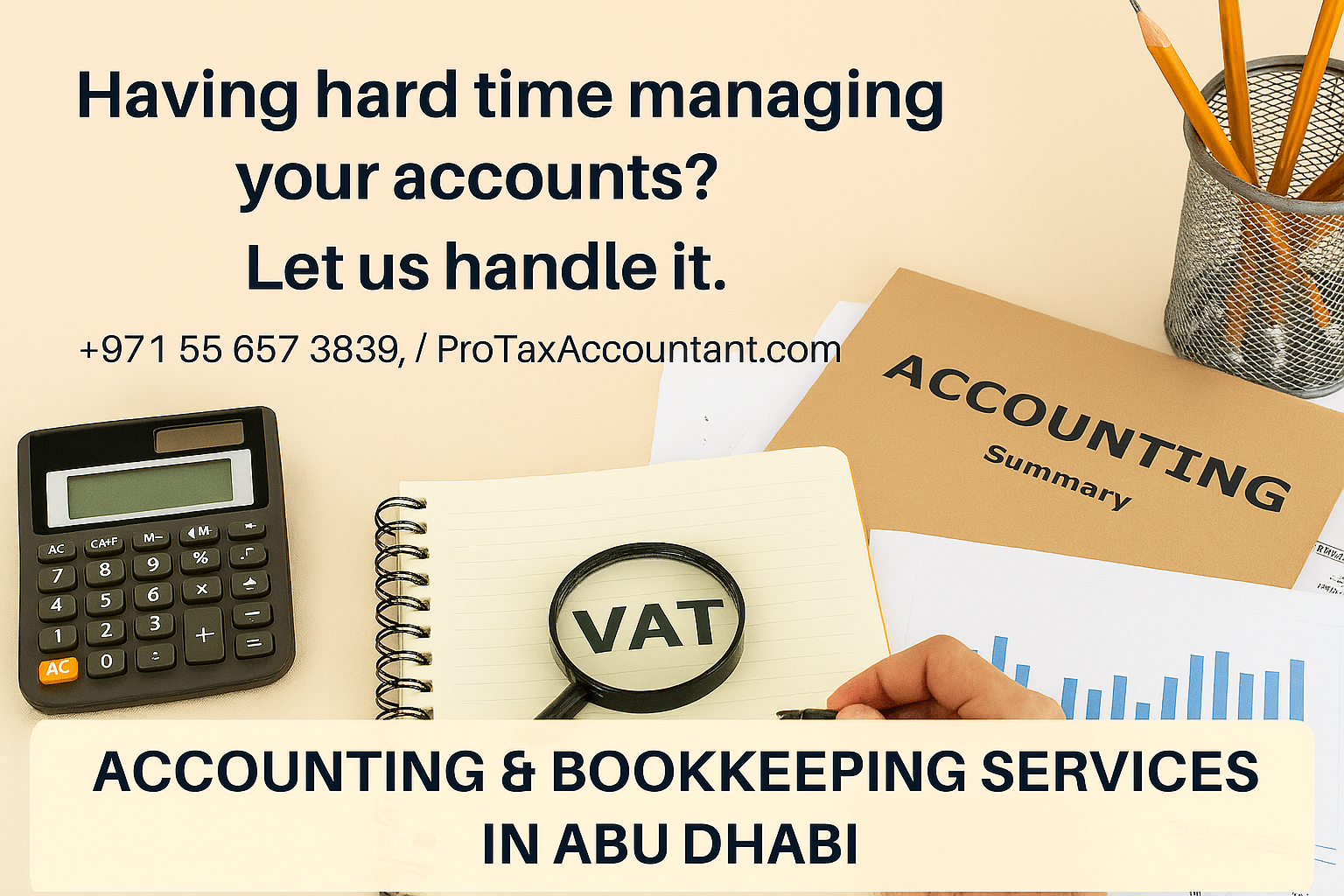Accounting & bookkeeping services in Abu Dhabi